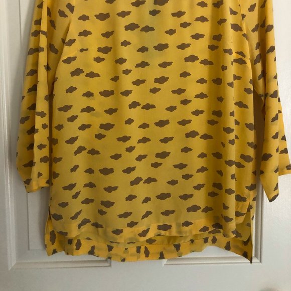 Anthropologie Maeve Linosa Silk Top Sz Sm - Picture 10 of 11